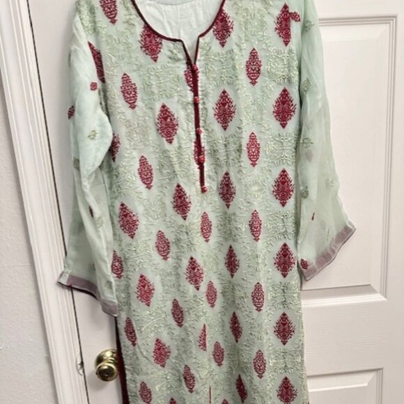 Shalwar Kameez Pakistani Indian Punjabi Suit - Picture 2 of 6